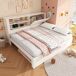 Cama nido de madera maciza 198x170 Cama nido de madera maciza 198x170 Blanco