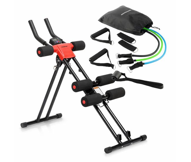 Pack máquina de abdominales y bandas de resistencia innovagoods