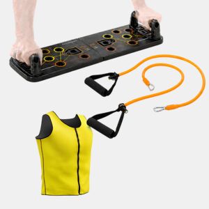 Pack Tábua de Flexões, Bandas Elásticas e Colete Sauna InnovaGoods