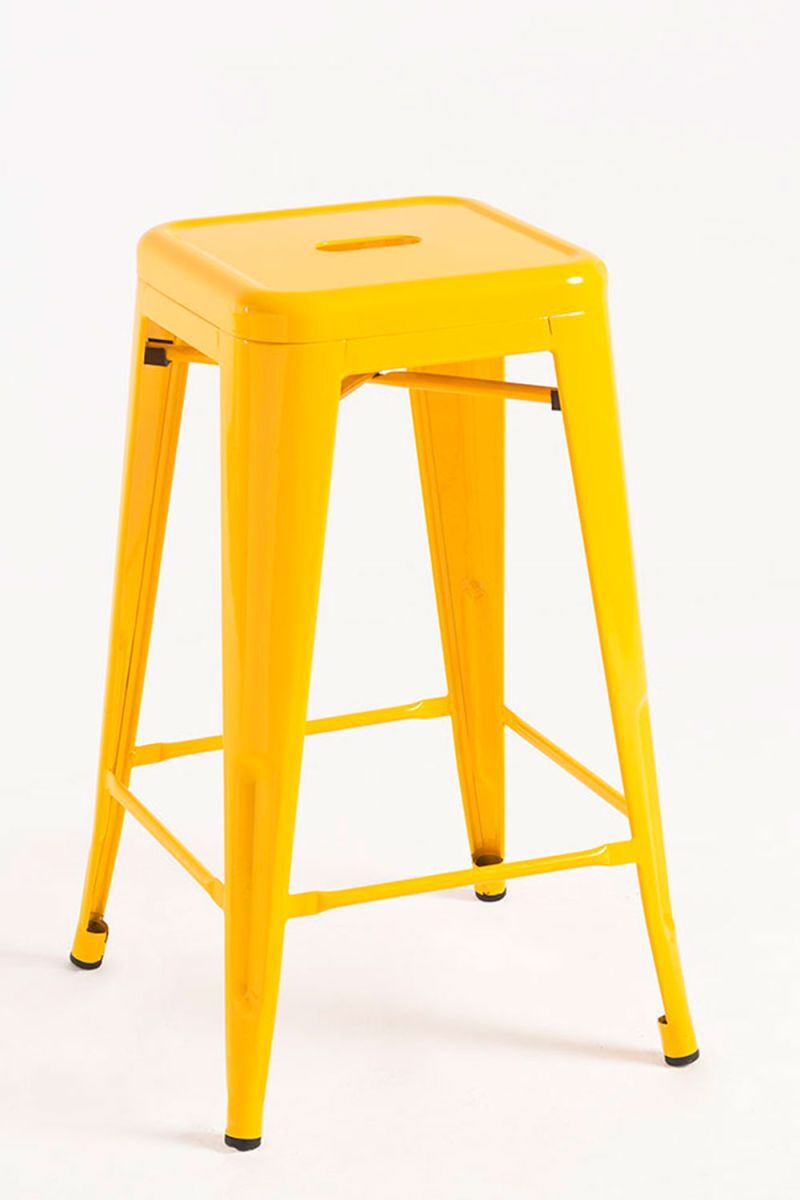 Taburete torix bajo - amarillo