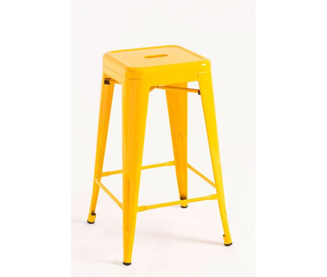 Taburete torix bajo - amarillo
