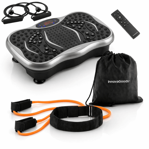 Pack Plataforma Vibratória e Bandas de Resistência InnovaGoods Pack Plataforma Vibratória e Bandas de Resistência InnovaGoods