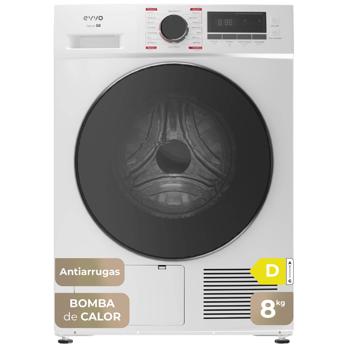 Secadora EVVO Nature S8D