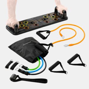 Pack Tábua de Flexões Push-Up e Bandas de Resistência InnovaGoods