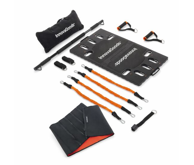 Pack sistema de entrenamiento portátil y faja sauna innovagoods