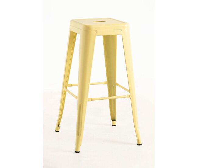 Taburete torix alto - amarillo cuarzo
