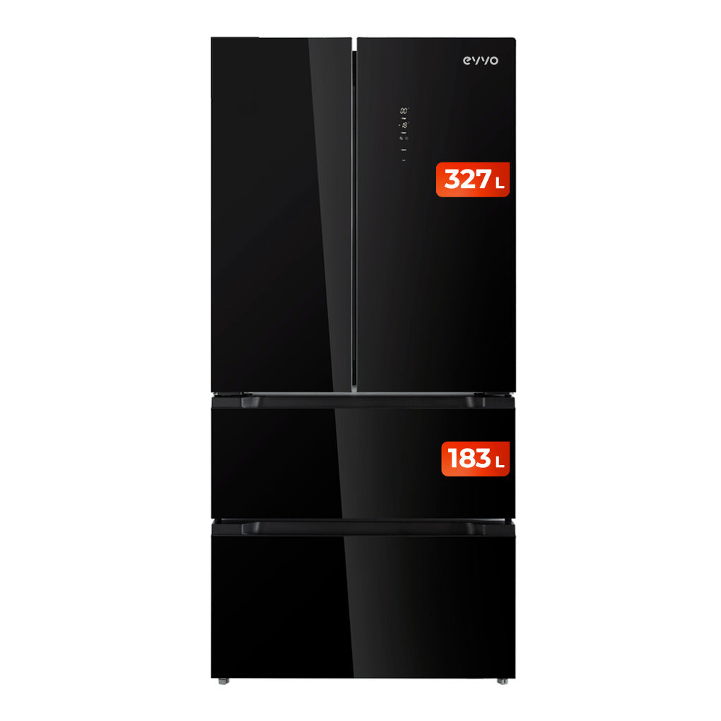 Frigorífico 4 puertas EVVO F100B Glass