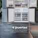 Frigorífico 4 puertas EVVO F100B Glass Frigorífico 4 puertas EVVO F100B Glass Negro