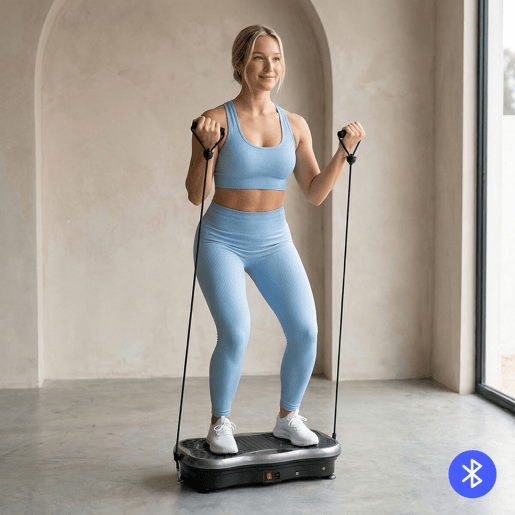 Pack Plataforma Vibratória Fitness e Colete Sauna InnovaGoods
