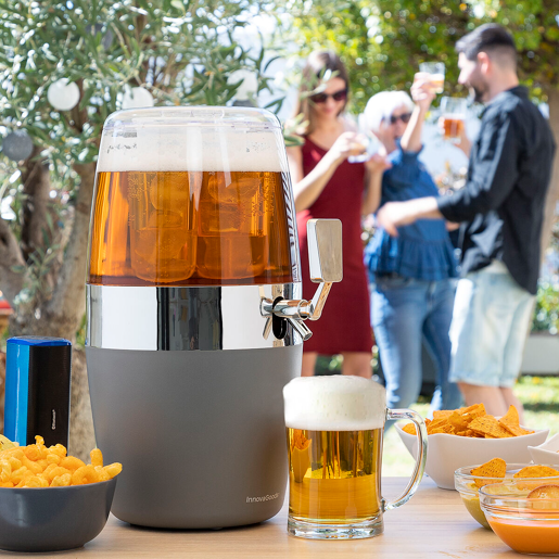 Pack de 2 taças para aperitivos e dispensador de bebidas InnovaGoods Pack de 2 taças para aperitivos e dispensador de bebidas InnovaGoods