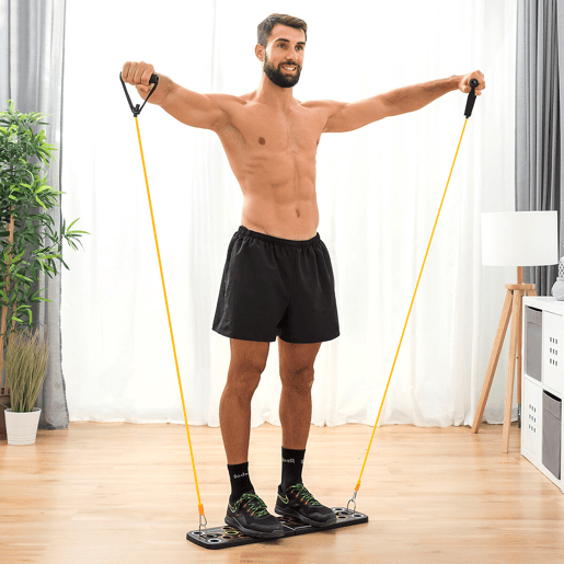 Pack Tábua de Flexões, Bandas Elásticas e Colete Sauna InnovaGoods
