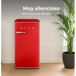 EVVO Mini frigorífico F26BK Retro EVVO Mini frigorífico F26BK Retro Rojo