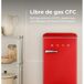 EVVO Mini frigorífico F26BK Retro EVVO Mini frigorífico F26BK Retro Rojo
