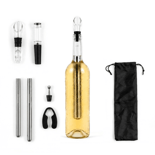 Conjunto de acessórios para vinho com bolsa de transporte InnovaGoods