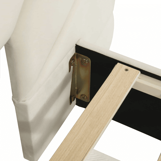 Cama individual 90x200 - cabeceira com pétalas curvas, estilo moderno, confortável, veludo - bege