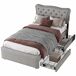 Camas individuales 90x203 Camas individuales 90x203 Gris