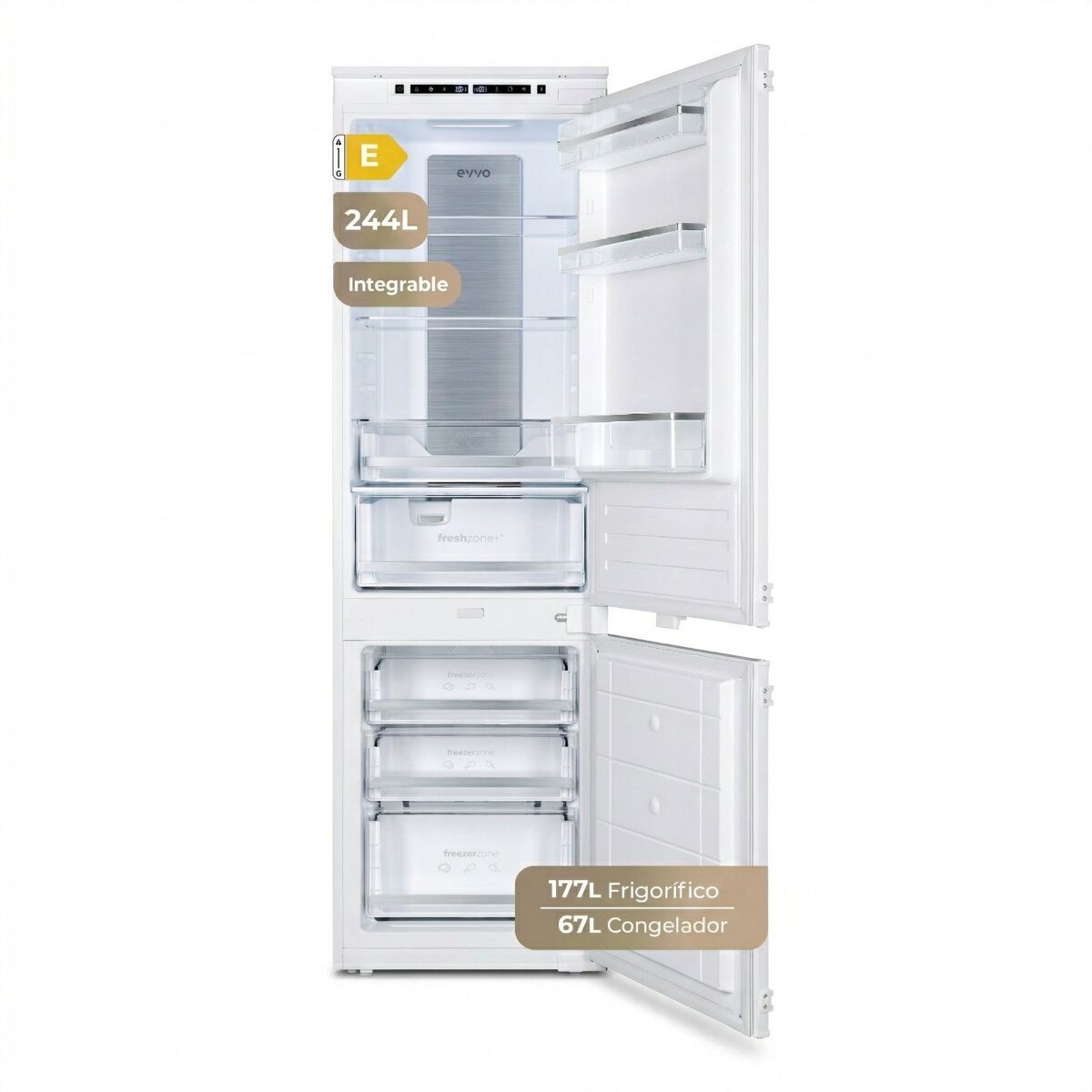 Frigorífico Combi Integrable EVVO Fi62