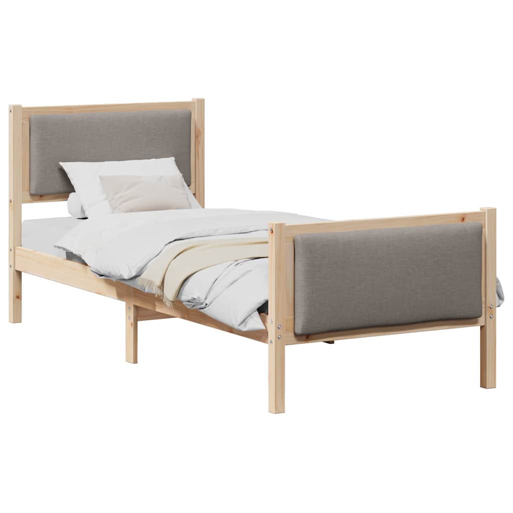 Estructura de cama individual para adultos 85x209 Topo