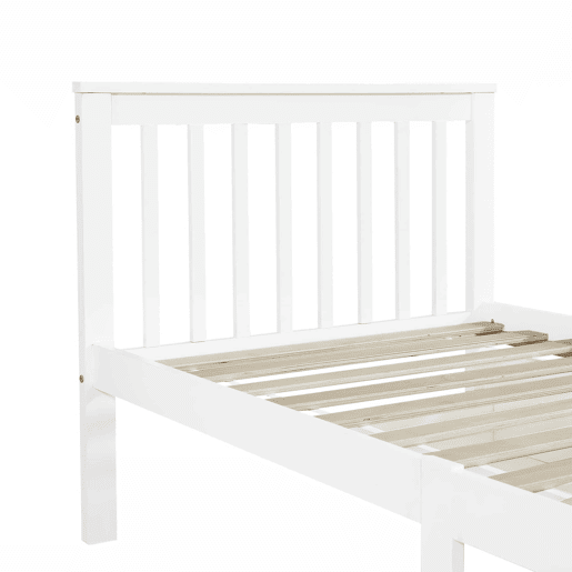Cama de madeira 90x200cm - Cama individual, juvenil ou para adultos, com gavetas de arrumação - Branca Cama de madeira 90x200cm - Cama individual, juvenil ou para adultos, com gavetas de arrumação - Branca