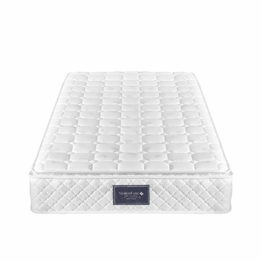 Cama individual 90x200cm - Cabeceira acolchoada, com estrado de ripas, firmeza média - Cinza linho