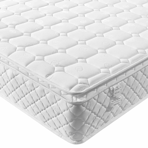 Cama individual 90x200cm - Cabeceira acolchoada, com estrado de ripas, firmeza média - Cinza linho