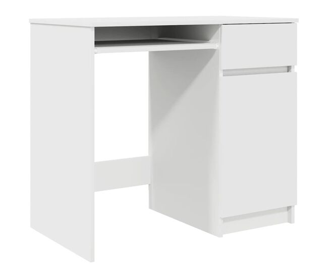 Escritorio filedha cajón + puerta + compartimento blanco 76x86x49 cm