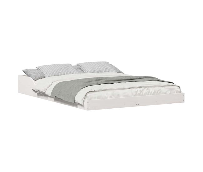 Estructura de cama doble matrimonial - 140 x 190 cm madera de pino macizo