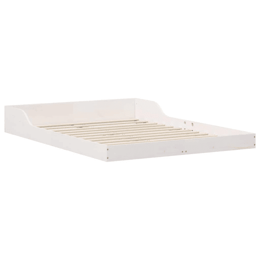 Estrutura De Cama De Casal Simple - Branco 140 x 190 cm