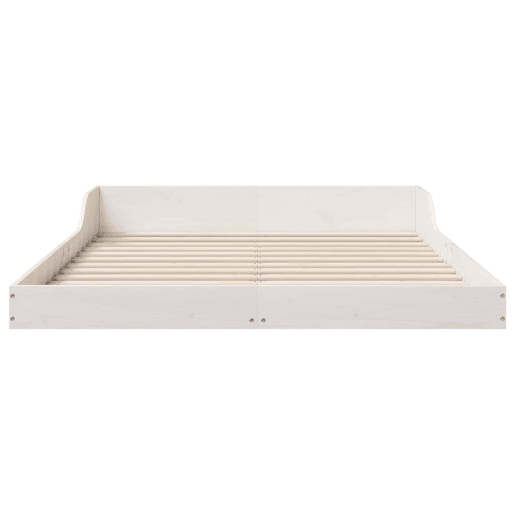 Estrutura De Cama De Casal Simple - Branco 140 x 190 cm
