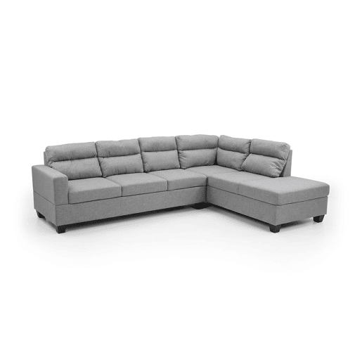 Sofá de Canto Chaise Longue Gigant 274cm, Cinza, Chaise Direita Sofá de Canto Chaise Longue Gigant 274cm, Cinza, Chaise Direita