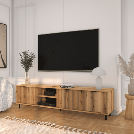 Móvel TV 3 portas 200 cm Soly Madeira