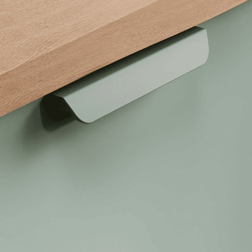 Móvel de lavatório simples Oria 60cm Verde mate Móvel de lavatório simples Oria 60cm Verde mate