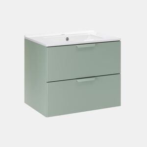 Móvel de lavatório simples Oria 60cm Verde mate