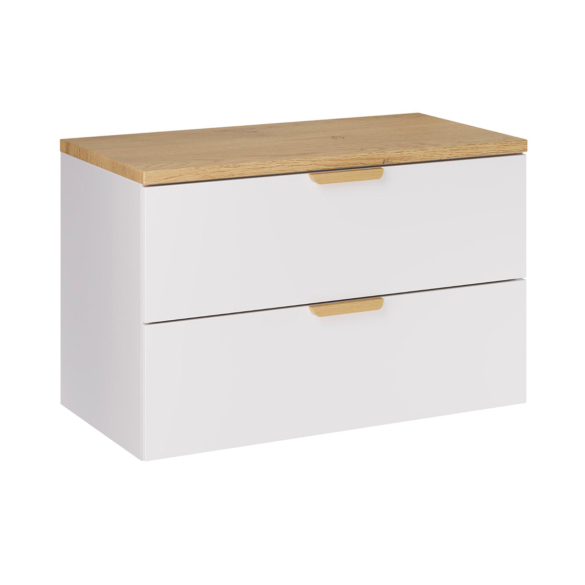 Mueble bajo oria 80cm blanco mate