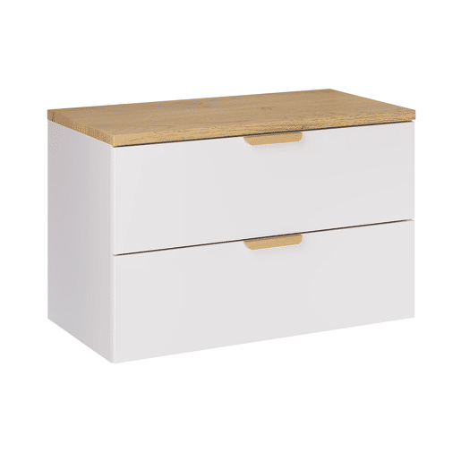 Móvel de apoio Oria 80cm Branco mate Móvel de apoio Oria 80cm Branco mate