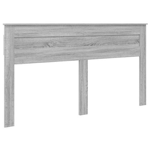 Estrutura da Cama de casal simple com cabeceira Cinza Sonoma 180 x 200 cm