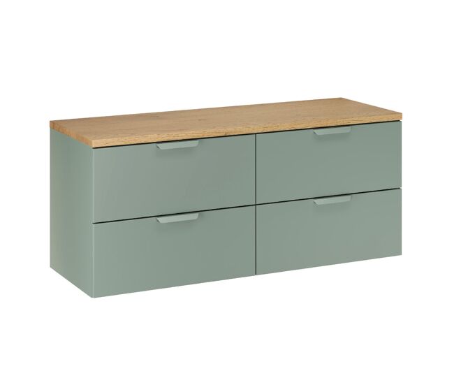 Mueble bajo oria 120cm verde mate