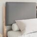 Estructura de cama matrimonial 155x205 Estructura de cama matrimonial 155x205 Blanco/ Gris Claro