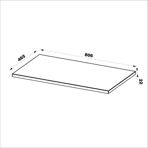 Móvel de toucador de 2 nichos Tao Cachemire 80cm Móvel de toucador de 2 nichos Tao Cachemire 80cm