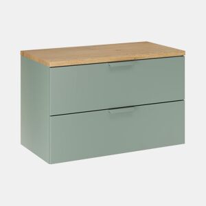 Móvel de toucador Oria 80cm Verde mate