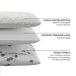 Almohadas Copos Viscoelástica Carbono Nalui Almohadas Copos Viscoelástica Carbono Nalui Blanco