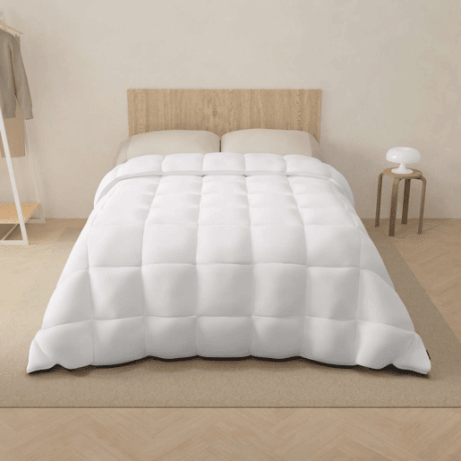 edredão Warmy E200 Nalui Microfibra (200 grm²), Suave e Respirável Blanco