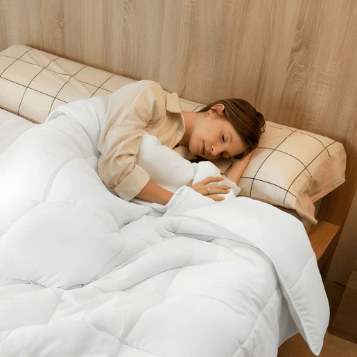 edredão Warmy E200 Nalui Microfibra (200 grm²), Suave e Respirável Blanco