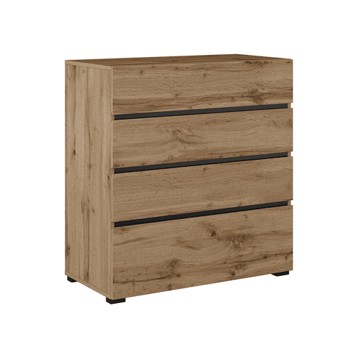 Cómoda Lilia Wood com 4 gavetas