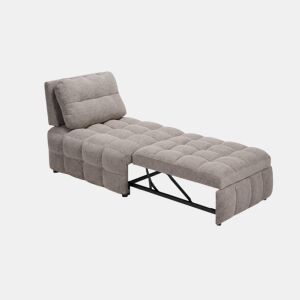 Sofá-cama Loft de 1 lugar, 85 cm, bege