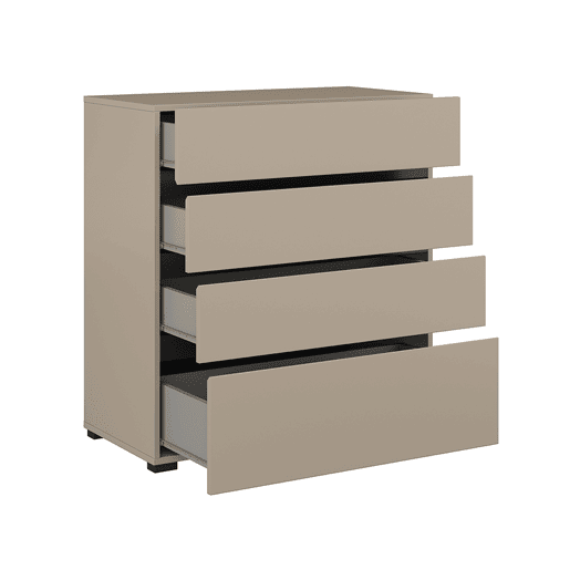 Cómoda de 4 gavetas Lilia Taupe