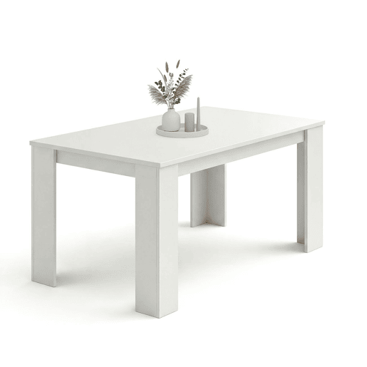 Mesa de jantar Naya Artik White (Branco mate) 140 x 75 x 80 cm