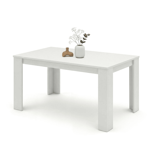 Mesa de jantar Naya Artik White (Branco mate) 140 x 75 x 80 cm