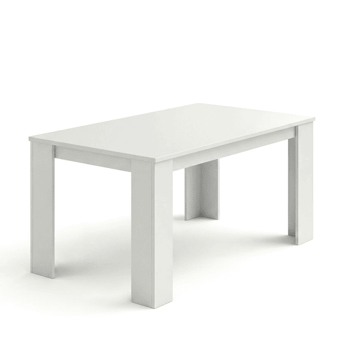 Mesa de jantar Naya Artik White (Branco mate) 140 x 75 x 80 cm