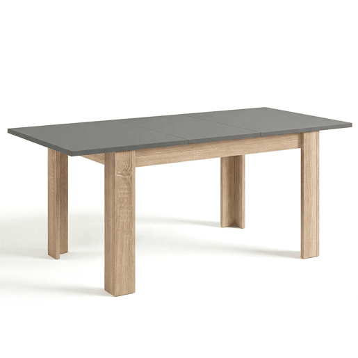 Mesa de jantar extensÃvel 140-190x90 cm Sira Roble Canadian - Grafito 190 x 78 x 90 cm Mesa de jantar extensÃvel 140-190x90 cm Sira Roble Canadian - Grafito 190 x 78 x 90 cm